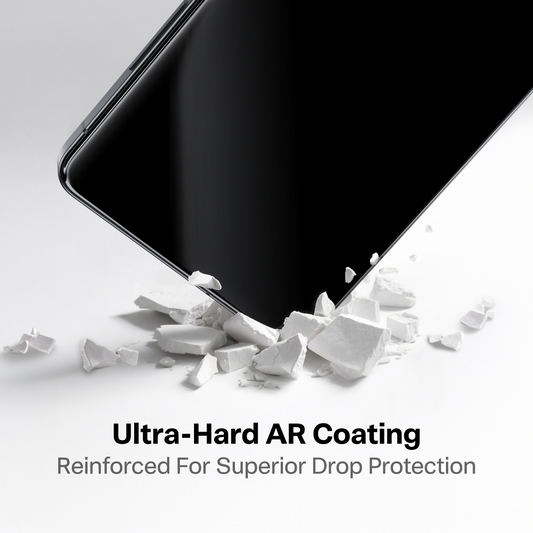 OrigArmor Samsung S26 Ultra screen protector: ultra-hard AR coating for drop protection.