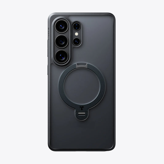 TORRAS Ostand Q3 Spin case for Samsung S26 Series with magnetic ring stand.