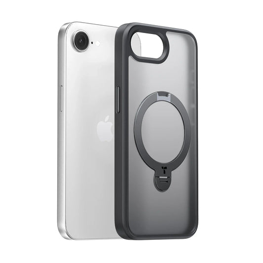 TORRAS Ostand Q3 Spin iPhone case with magnetic rotating stand, dark grey