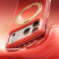 Year of the Horse Limited Edition TORRAS iPhone case, red w/ gold magnetic stand & TORRAS HORSE.