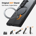 TORRAS Ostand Q3 Spin case for Samsung Z Fold 7 with 360° adjustable stand.