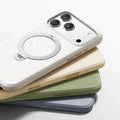 TORRAS iPhone 17 Pro Ostand Q3 Silicone cases with magnetic stand.