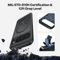 TORRAS Ostand Q3 Spin Google Pixel case: Magnetic stand, MIL-STD-810H drop protection.