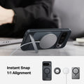 TORRAS Ostand L1 magnetic stand case for Pixel 10/10 Pro with instant snap alignment.