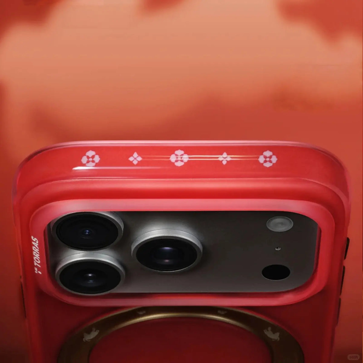 Red TORRAS Year of the Horse limited edition iPhone 17 Pro case with stand.