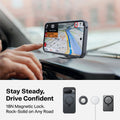 TORRAS Ostand Q3 Spin magnetic car mount with Google Pixel phone, 18N lock.