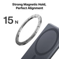 TORRAS MiniMag Power Bank magnetic charging ring: 15 N hold & perfect alignment.