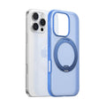 TORRAS Ostand O3 Fitness iPhone 16 Pro case with blue magnetic stand.
