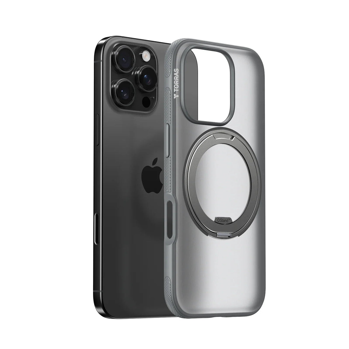TORRAS Ostand O3 Fitness case for iPhone 16 Pro Max with magnetic stand
