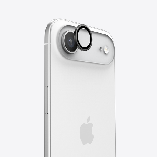 TORRAS black Lensguard camera protector on iPhone 17 Air rear camera