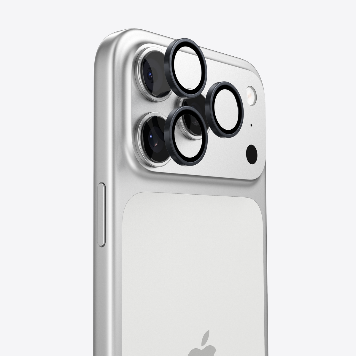 TORRAS Lensguard camera protectors for iPhone 17 Pro Max rear lenses.
