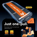 TORRAS GlassGo 'Just One Pull' iPhone 16 Pro Max installation kit