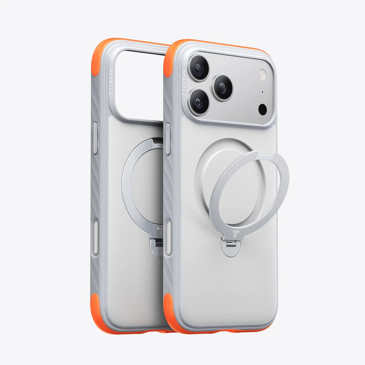 TORRAS Ostand Q3 Rugg rugged case for iPhone 17 Pro with reinforced protection.