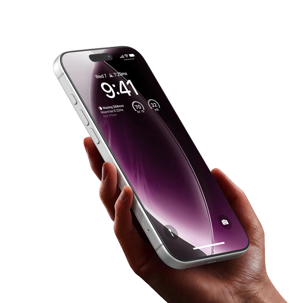 TORRAS HD Shield Screen Protector for iPhone 18 Pro showing edge-to-edge coverage on the display