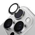 TORRAS Lensguard silver metal camera protector ring for iPhone 16 Pro Max