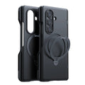 Black TORRAS Ostand Q3 Spin case for Samsung Z Fold 7 with rotating magnetic stand.