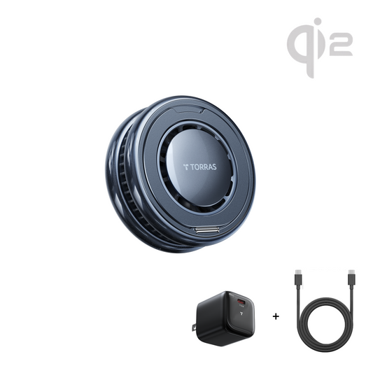 [US Only] PolarCircle Qi2 25W TEC Cooling Wireless Charger with Adapter