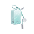 TORRAS PearlGo 10k power bank in mint with wave texture and attached cable