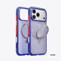 TORRAS Ostand Q3 Air Football Limited case for iPhone 17 Pro Max with striped ring stand.