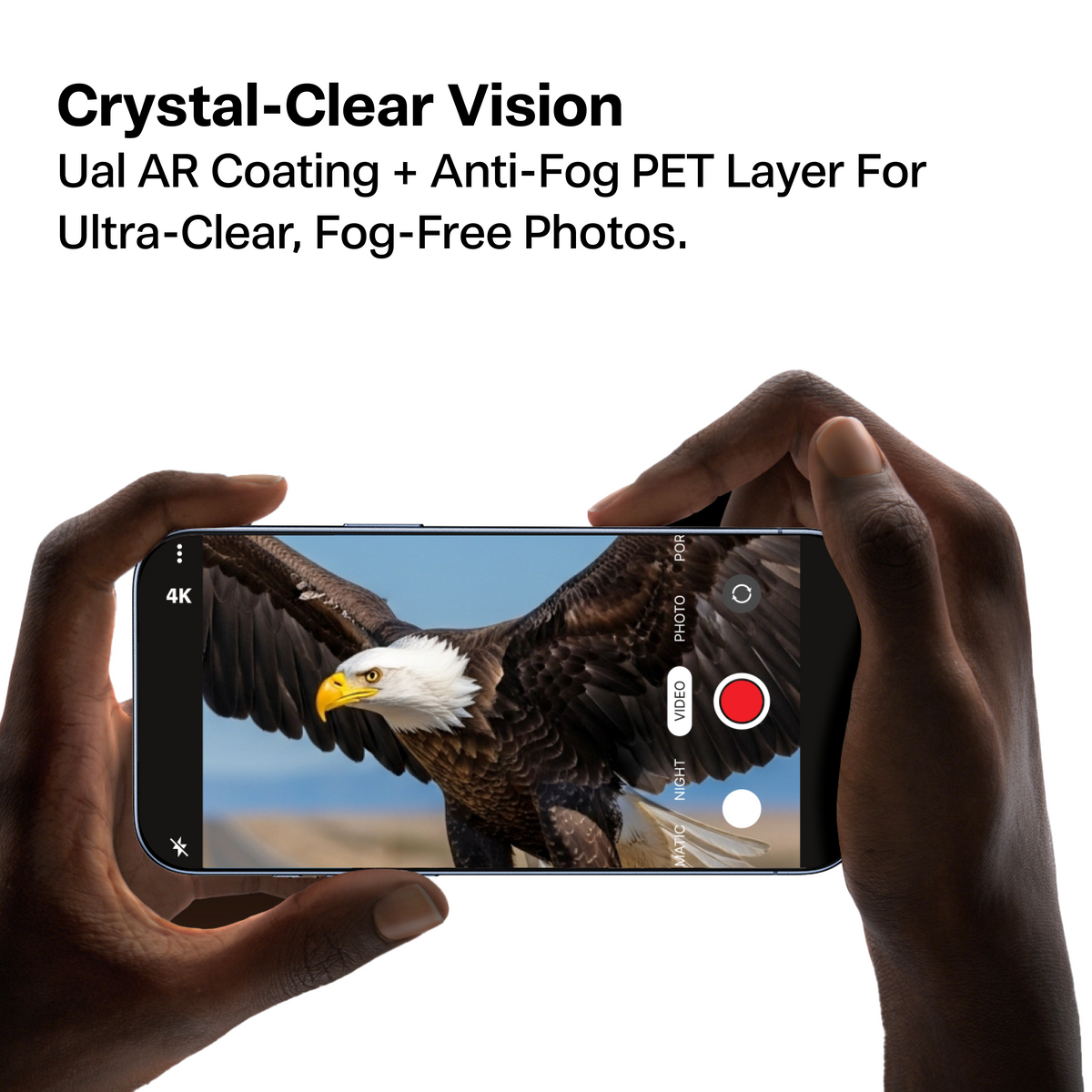 TORRAS Lensguard for iPhone 17 Pro/Pro Max: AR coating & anti-fog for crystal-clear, fog-free photos.