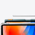TORRAS Ostand K3 Neo case for iPad Pro 11 inch with pencil holder, clear & teal