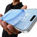 TORRAS HD Shield Screen Protector case for iPhone 18 Pro Max edge view in hand highlighting the 2.5D polished bezel