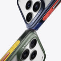 TORRAS Ostand Q3 Air cases in navy and olive with yellow accent strips