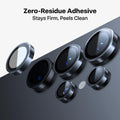 Samsung S26 Ultra Lensguard camera protectors, featuring zero-residue adhesive and metal frames.