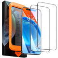 TORRAS GlassGo iPhone 13 tempered glass protector with easy install frame.