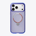 TORRAS Ostand Q3 Air case for iPhone 17 Pro with blue bumper, ring stand, light protection.