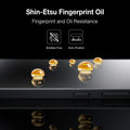 Samsung S25 Ultra screen protector with Shin-Etsu oil resistance.