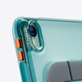 TORRAS Ostand K3 Neo teal translucent case for iPad Air 11 inch with kickstand