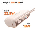 TORRAS PocketVolt 5000mAh mini power bank with 22.5W USB-C fast charging