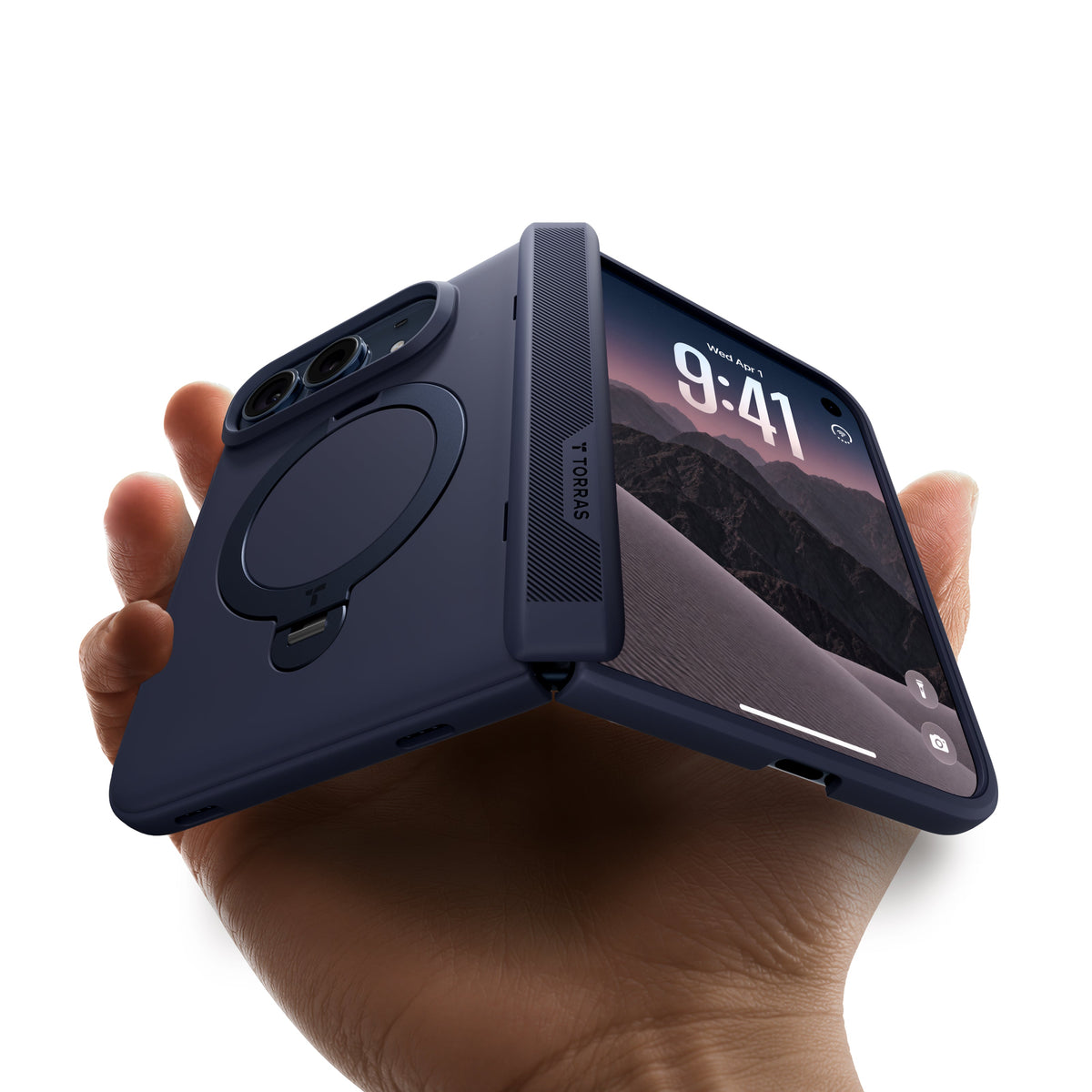 Ostand Q3 Spin for iPhone Duo– Includes 1 Tempered Glass Screen Protectors