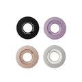 TORRAS Ostand Dual-Ring phone accessory in black, purple, rose gold, and silver.