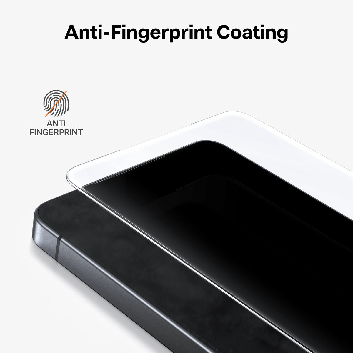 TORRAS GlassGo anti-fingerprint screen protector for Samsung S26 Series.
