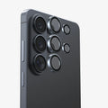 Samsung S26 Ultra rear camera module with multiple lenses and metallic bezels.