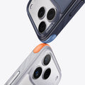 TORRAS Ostand Q3 Rugg iPhone 17 Pro case with rugged edges and stand support.