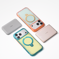 Ostand Q3 Air iPhone 17 Pro cases in four colors with built-in magnetic stand