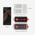 TORRAS GlassGo privacy screen protector for iPhone 17 Pro Max installation kit.