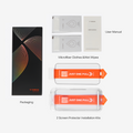TORRAS GlassGo tempered glass screen protector for iPhone 17 Air kit