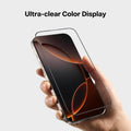 TORRAS GlassGo iPhone 16 screen protector: ultra-clear color display.