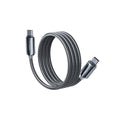 TORRAS Iceflow fast low-temp charging cable, grey braided USB-C cable with TORRAS logo.