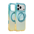 Cyan yellow Ostand O3 Air Summer cases with ring stands