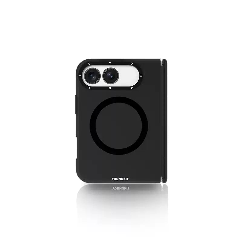 YOUNGKIT Hidden Sand Transparent Black rear-only view