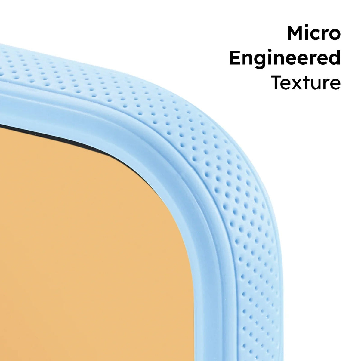 TORRAS Ostand O3 Fitness iPhone 16 Pro case micro engineered texture blue.