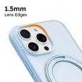 TORRAS Ostand O3 Fitness iPhone 16 Pro case: 1.5mm raised lens edges, integrated stand.