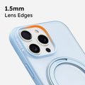 TORRAS Ostand O3 Fitness iPhone 16 Pro Max case: 1.5mm raised lens edges, magnetic stand.