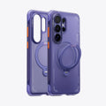 TORRAS Ostand Q3 Air purple case for Samsung S26 Ultra with integrated stand. Light protection.