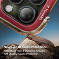 TORRAS Ostand Q3 Air iPhone 16 Pro case: advanced slim protection with 12ft drop test rating.